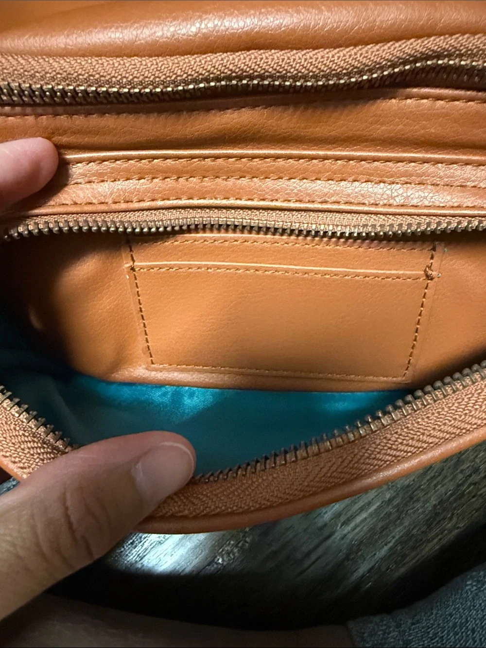 Kibou Brown Leather Fanny Diaper Pack
